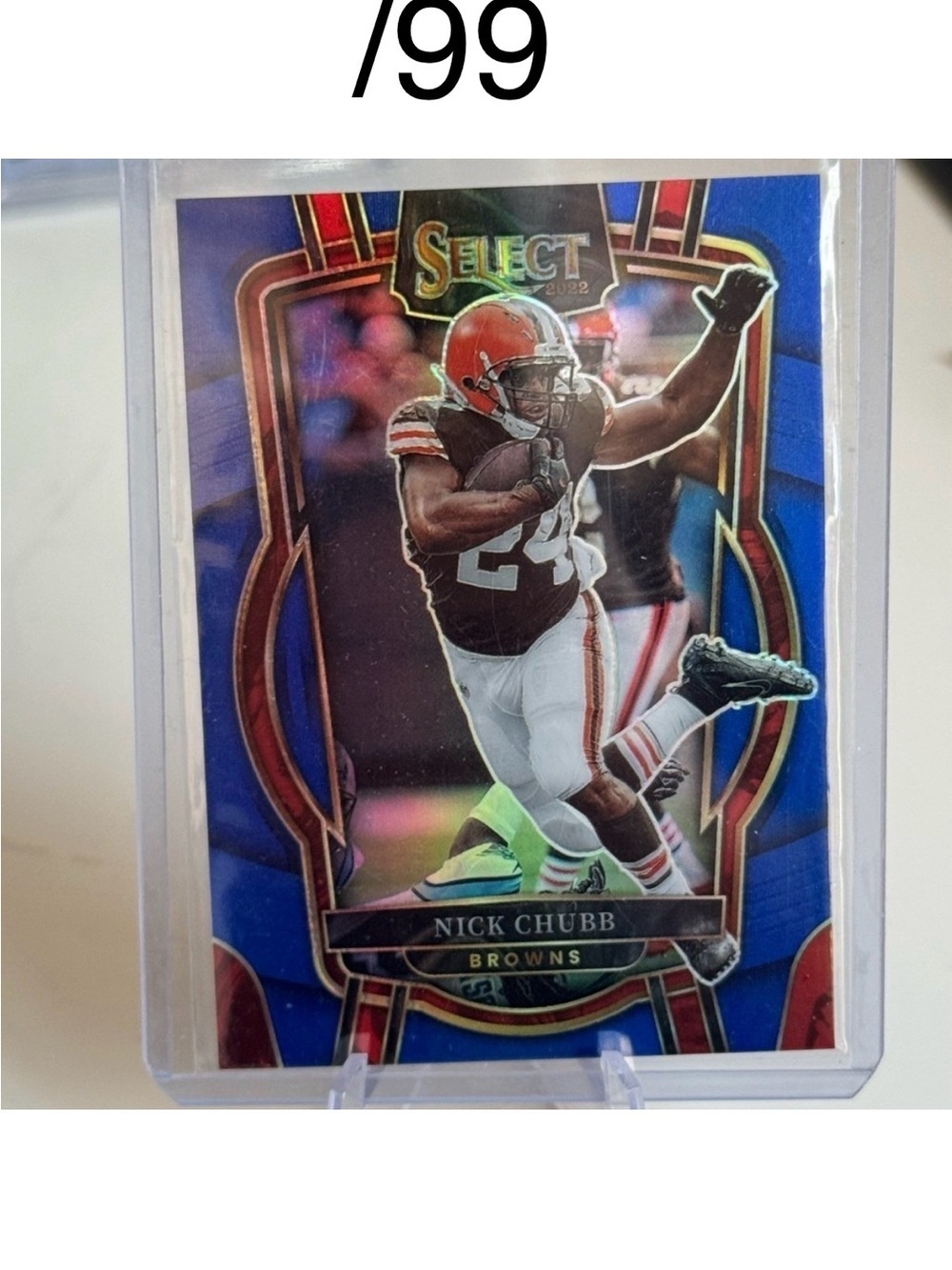 2022 Nick Chubb /99 Panini Select Prizm. Mint condition